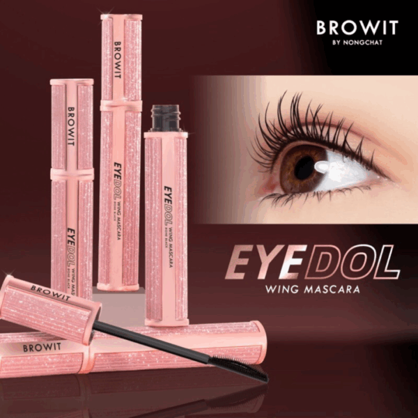 Mascara Nongchat Eyedol Wing One Black 8g - Image 2