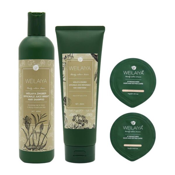 Cặp Gội Xả Weilaiya - Zingiber Nâu