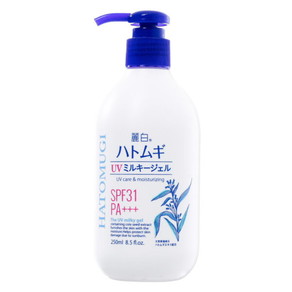 Sữa Dưỡng Thể Chống Nắng Hatomugi Milky Gel SPF31 PA+++ 250ML