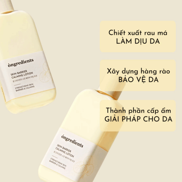 Set 2 chai Lotion Ongredients Skin Barrier Calming 220ml + 80ml - Image 4