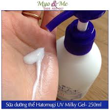 Sữa dưỡng thể chống nắng Hatomugi UV Milky Gel - Image 6