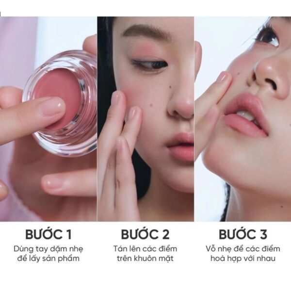 Son Môi & Má Hồng Judydoll Watery Multiuse Color Balm 6g - Image 6