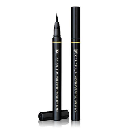 Kẻ Mắt Nước Karadium Waterproof Brush Liner Black - Image 10