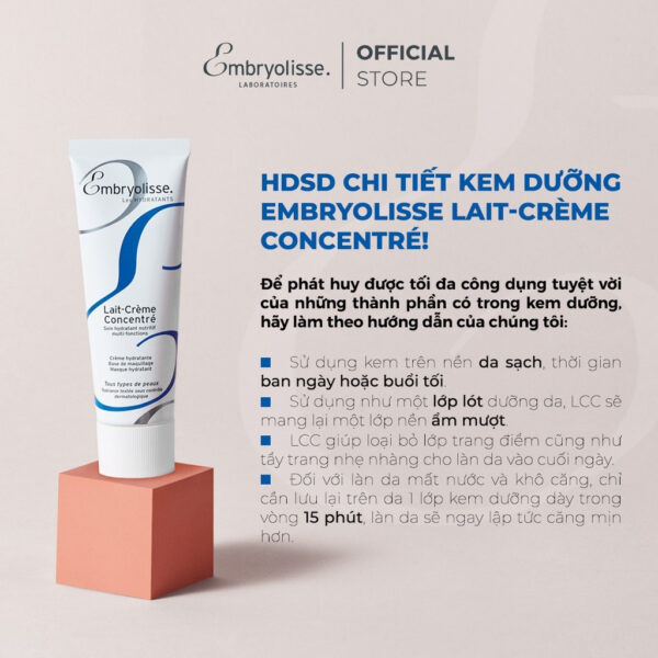 Kem Dưỡng Embryolisse 75ml - Image 5