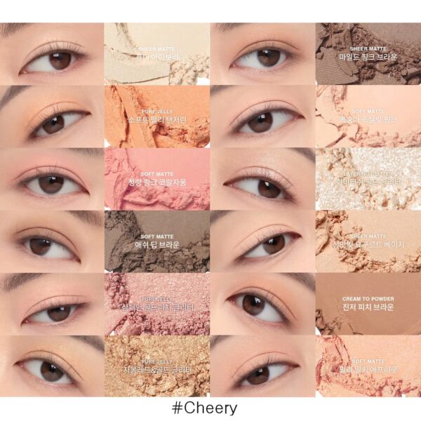 Bảng Mắt 3CE New Take Eyeshadow 12 Ô - Image 6