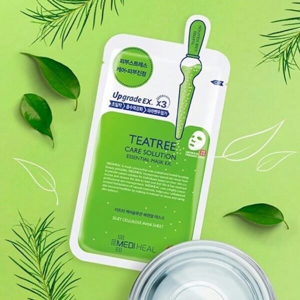 Mặt Nạ Mediheal Teatree Care Solution Essential Mask EX 5 Miếng - Image 4