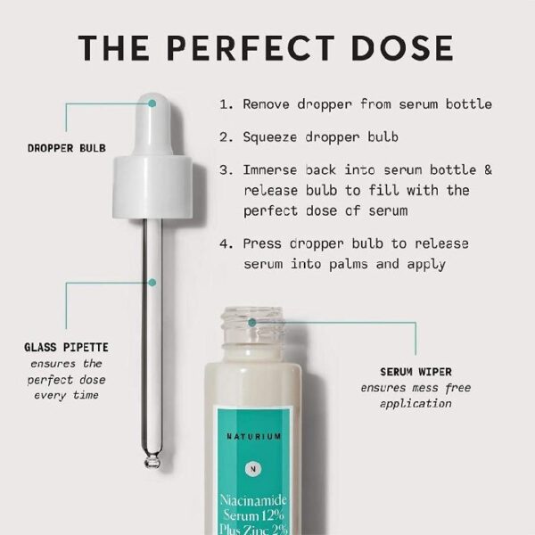 Serum Naturium Niacinamide 12% Plus Zinc 2% 30ml - Image 4