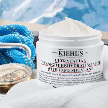 Mặt Nạ Kiehl's Ultra Facial Overnight Hydrating Face Mask with 10.5% Squalane 100ml - Image 2