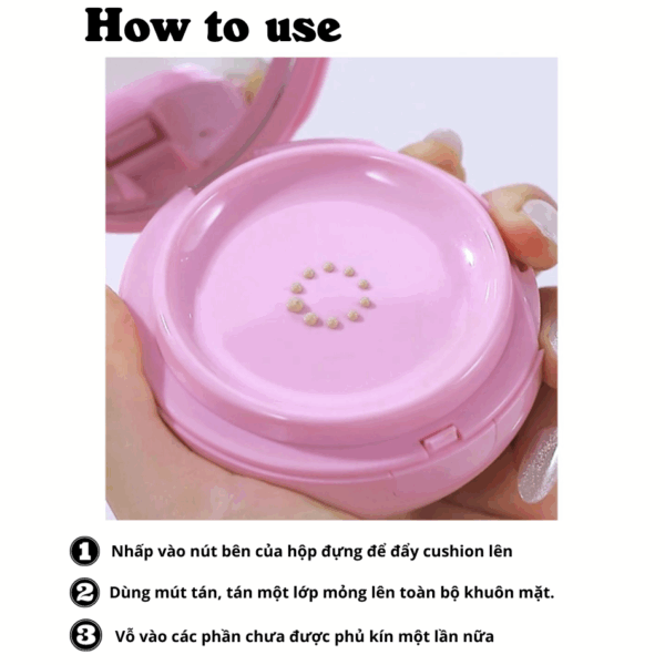 Cushion Unleashia Don’t Touch Glass Pink 15g - Image 7