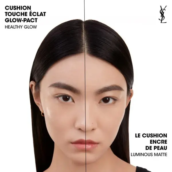 Cushion YSL Glow-Pact Limited 2025 Vỏ Da Hồng Box Đen - Image 3