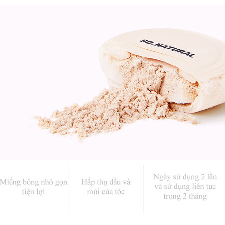 Phấn Gội Khô So’Natural Hương Nước Hoa 4g - Image 3