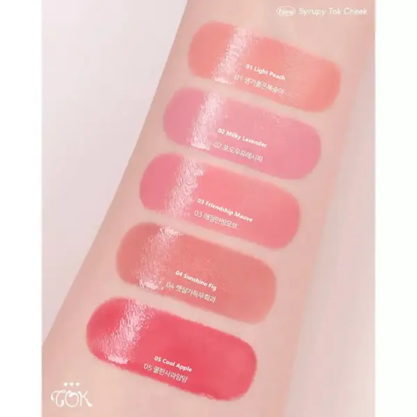 Má Hồng Kem Peripera Syrupy Tok Cheek 9g - Image 4