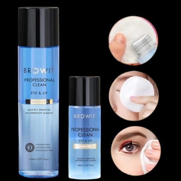 Nước Tẩy Trang Mắt Môi BROWIT PROFESSIONAL Clean Eye & Lip Remover 150ml - Image 6