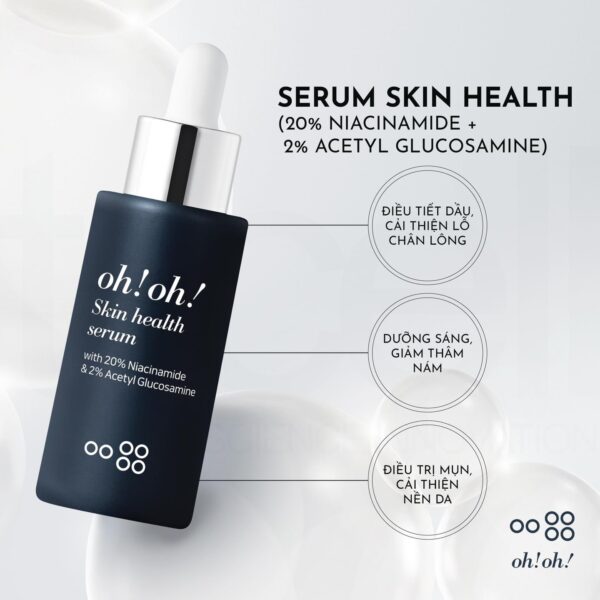 Serum Oh!Oh! Skin Health 20% Niacinamide & 2% Acetyl Glucosamine 30ml - Image 3