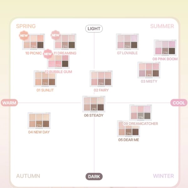 Bảng mắt 2aN Better Me Eye 6 ô - Image 6