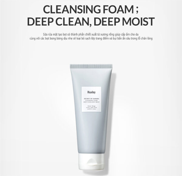SRM Huxley Cleansing Foam 100g - Image 2