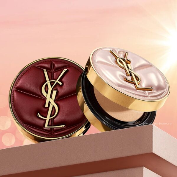 Cushion YSL Glow-Pact Limited 2025 Vỏ Da Hồng Box Đen - Image 2