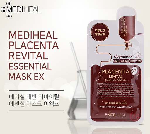 Mặt Nạ Mediheal Placenta Revital Essential Mask EX 5 Miếng - Image 4