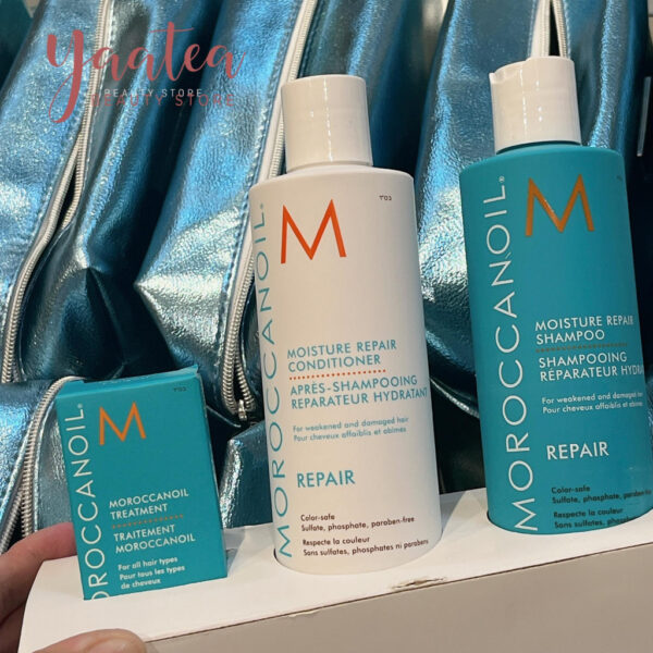 Set Moroccanoil 3 Món Kèm Túi ( Cặp gội xả 250ml + Oil 25ml) - Image 5