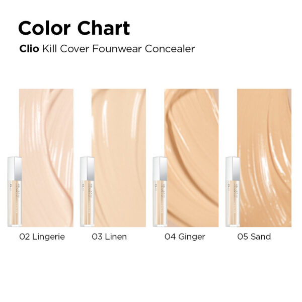 Che Khuyết Điểm Clio Kill Cover The New Founwear Concealer - Image 4