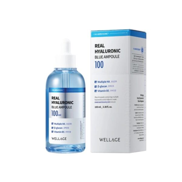 Serum Wellage Real Hyaluronic Blue Ampoule 100