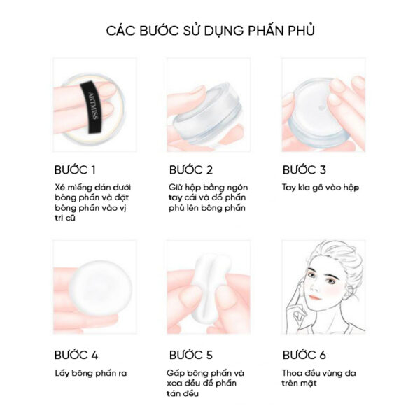 Phấn phủ ARTMISS High Definition Loose Powder 7,5g - Image 8