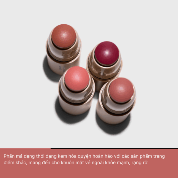 Má Hồng Thỏi Inglot Cream Stick Apple Seed Oil 6.2g - Image 4
