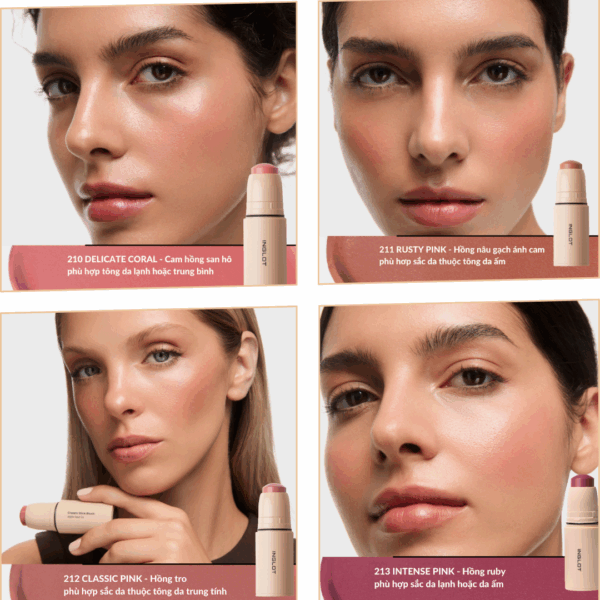 Má Hồng Thỏi Inglot Cream Stick Apple Seed Oil 6.2g - Image 5