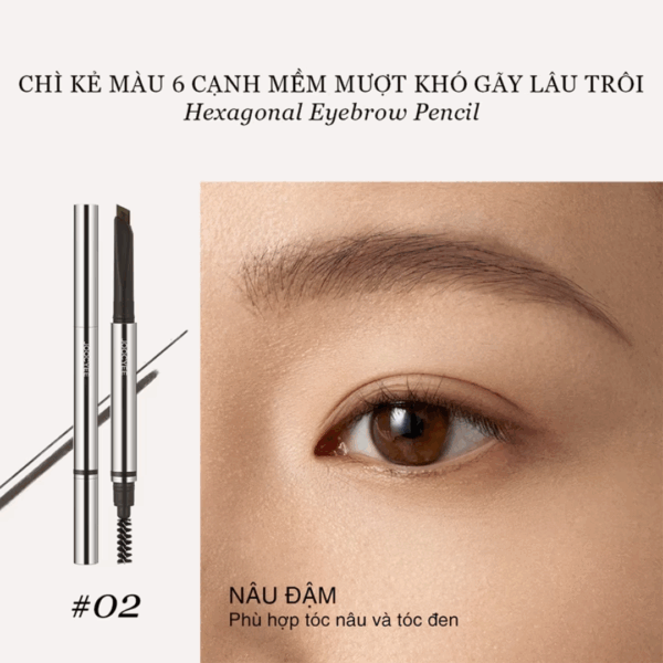 Chì Kẻ Mày Joocyee Hexagonal Eyebrow Pencil - Image 4
