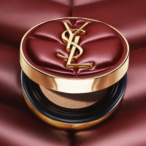 Cushion YSL Couture Vỏ Da Đỏ Box Đen SPF23 - Image 2