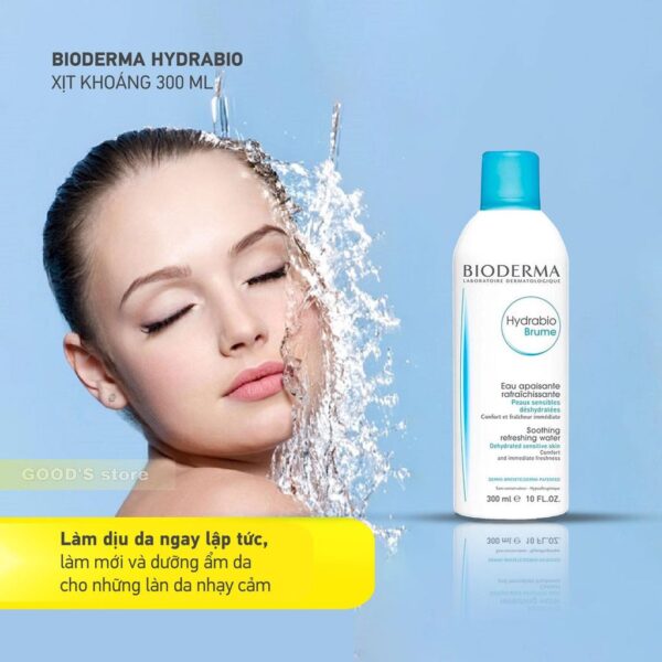 Xịt Khoáng Bioderma Hydrabio Brume 300ml - Image 3