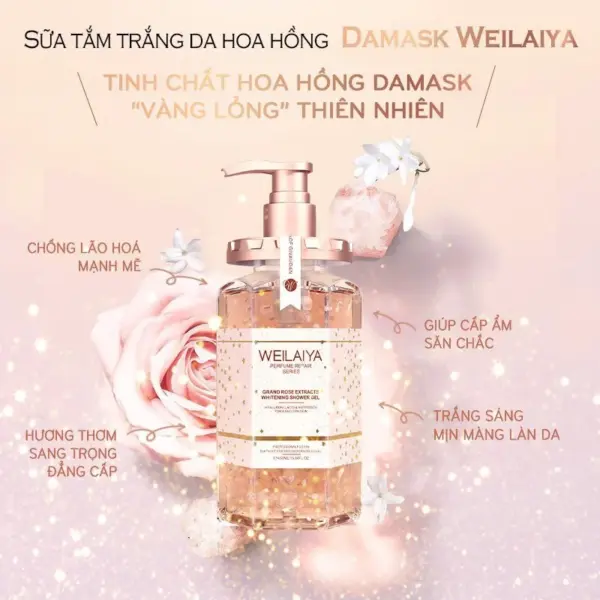 Sữa Tắm Weilaiya Grand Rose 450ml - Image 4