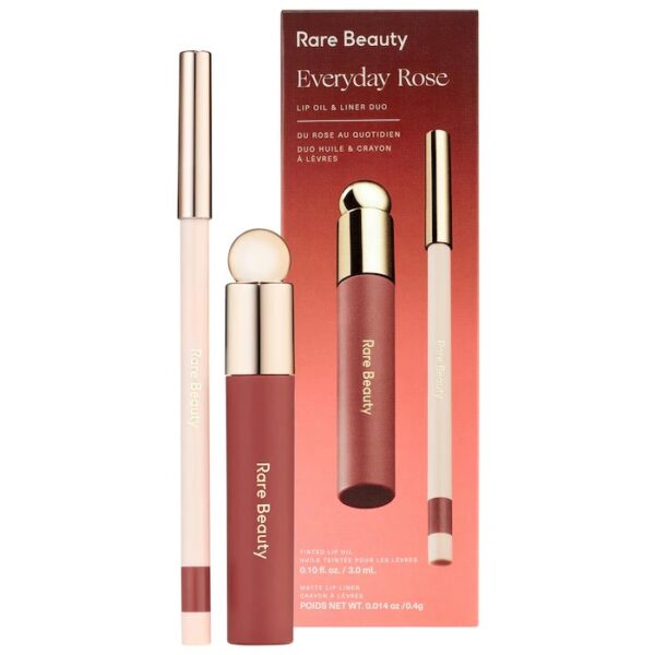 Set Son + Chì môi Rare Beauty Everyday Rose 2 Món