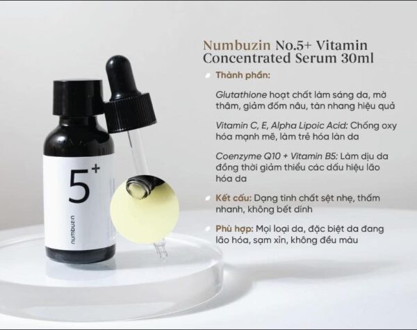 Serum Numbuzin 5+ Vitamin Concentrated 30ml - Image 4